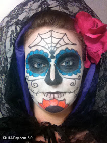Skull-A-Day: Dia de los Muertos Makeup