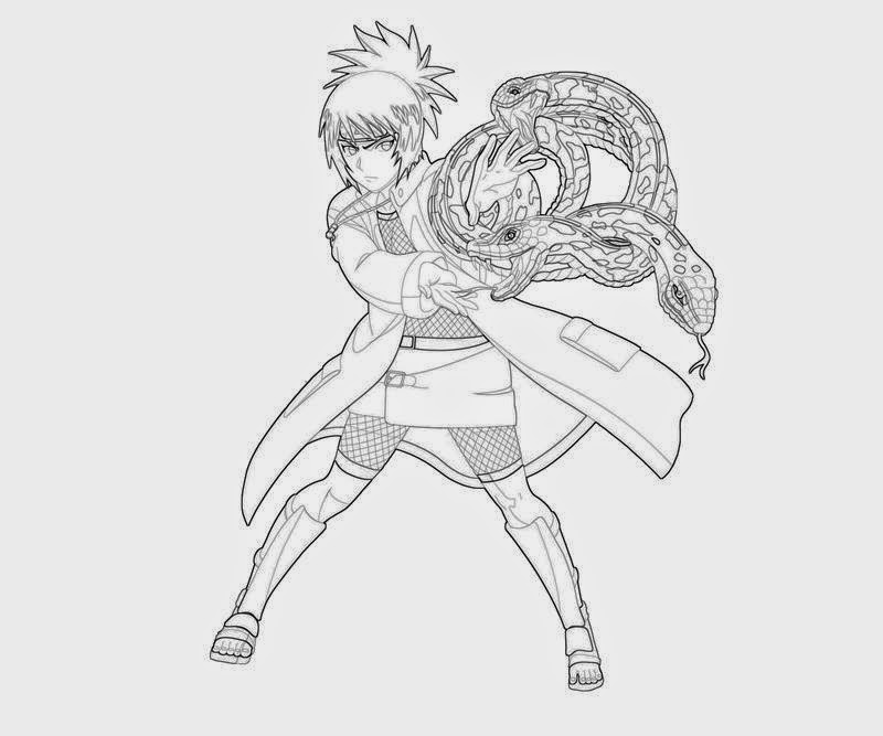 Anko Mitarashi Coloring Pages