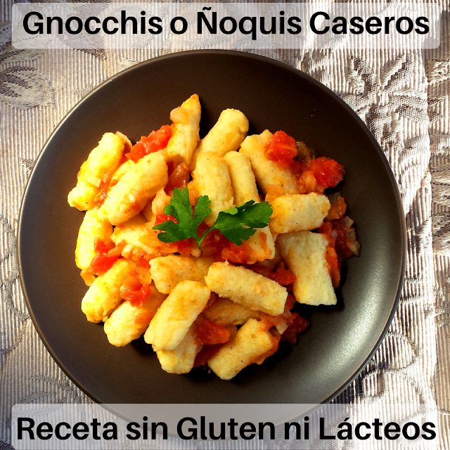 Ñoquis de papa sin gluten