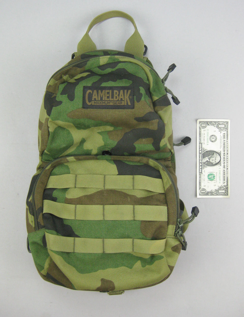 bingbabel Camelbak Woodland Camo M.U.L.E. Hydration Backpack