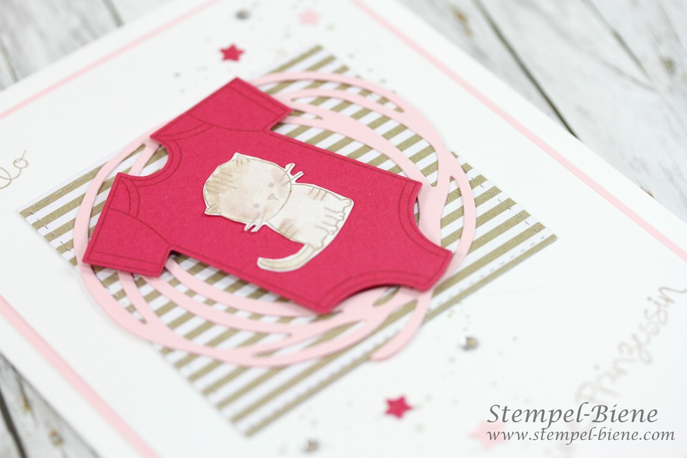Babykarte rosa Kleine Prinzessin