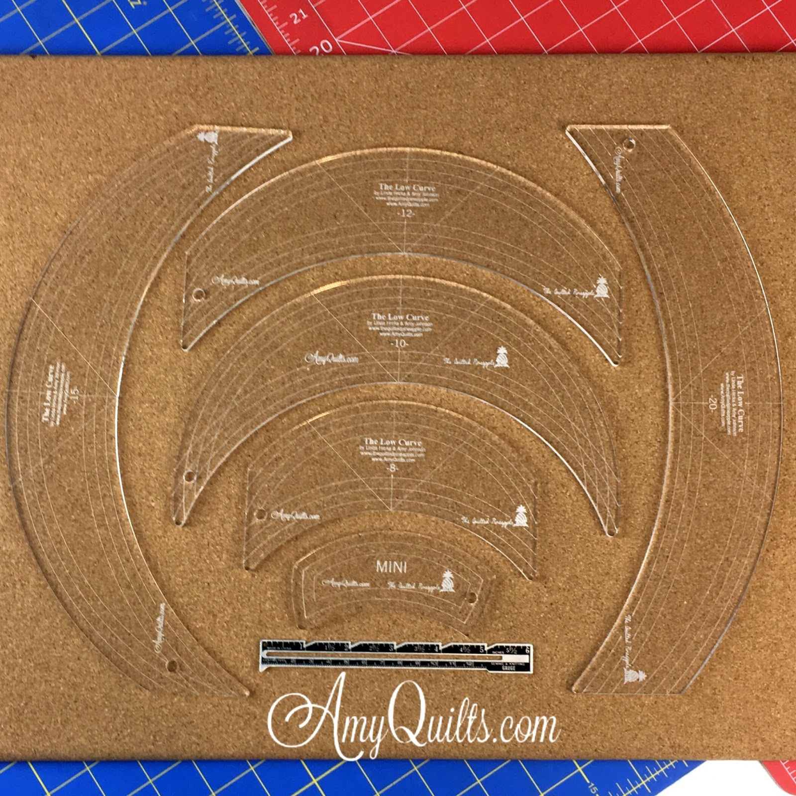 Amy's Free Motion Quilting Adventures: Amy's Low Curve Rulers