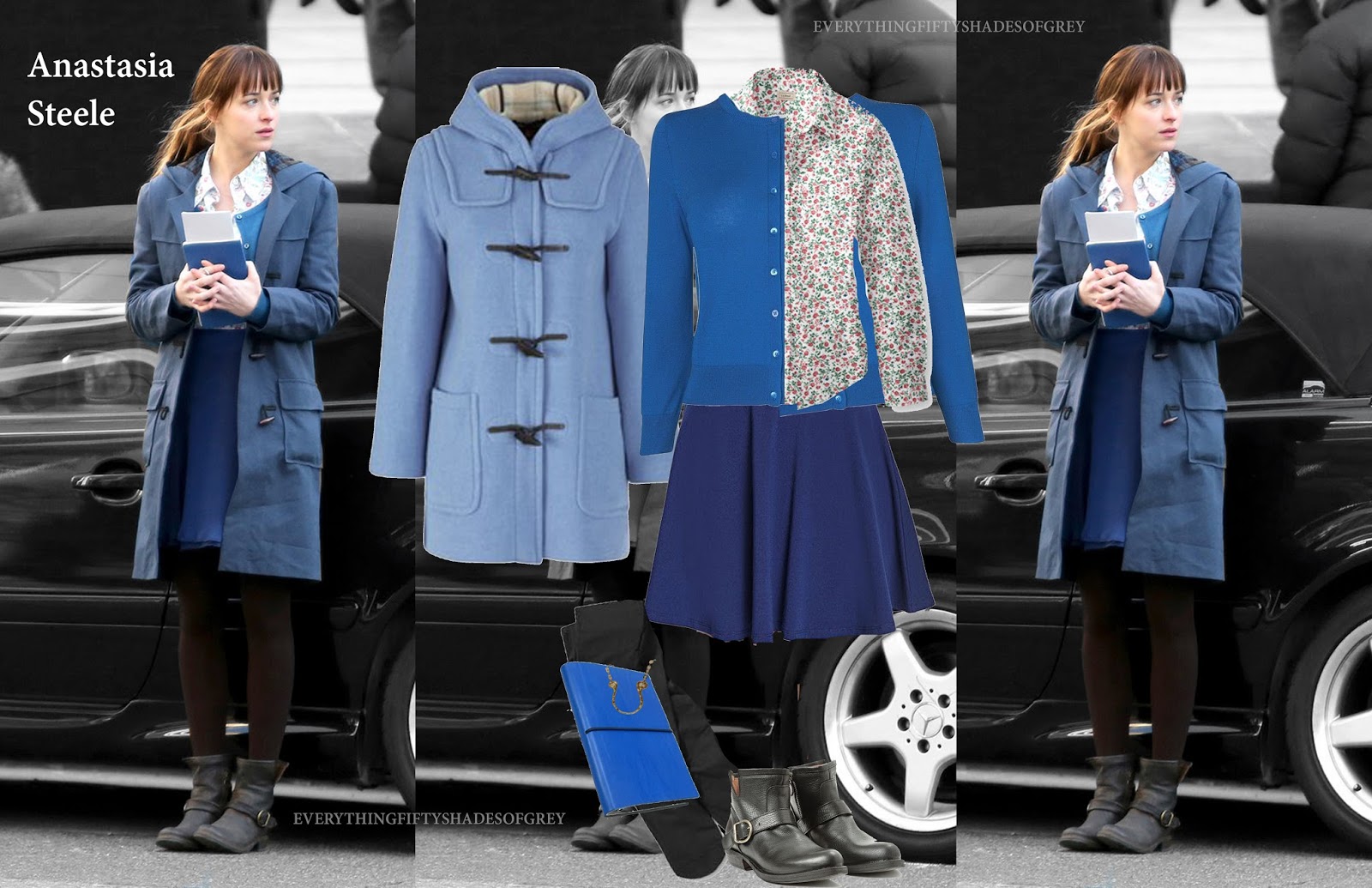 Anastasia steele outfits fifty shades of grey