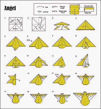 christmas origami instructions ~ easy arts and crafts ideas