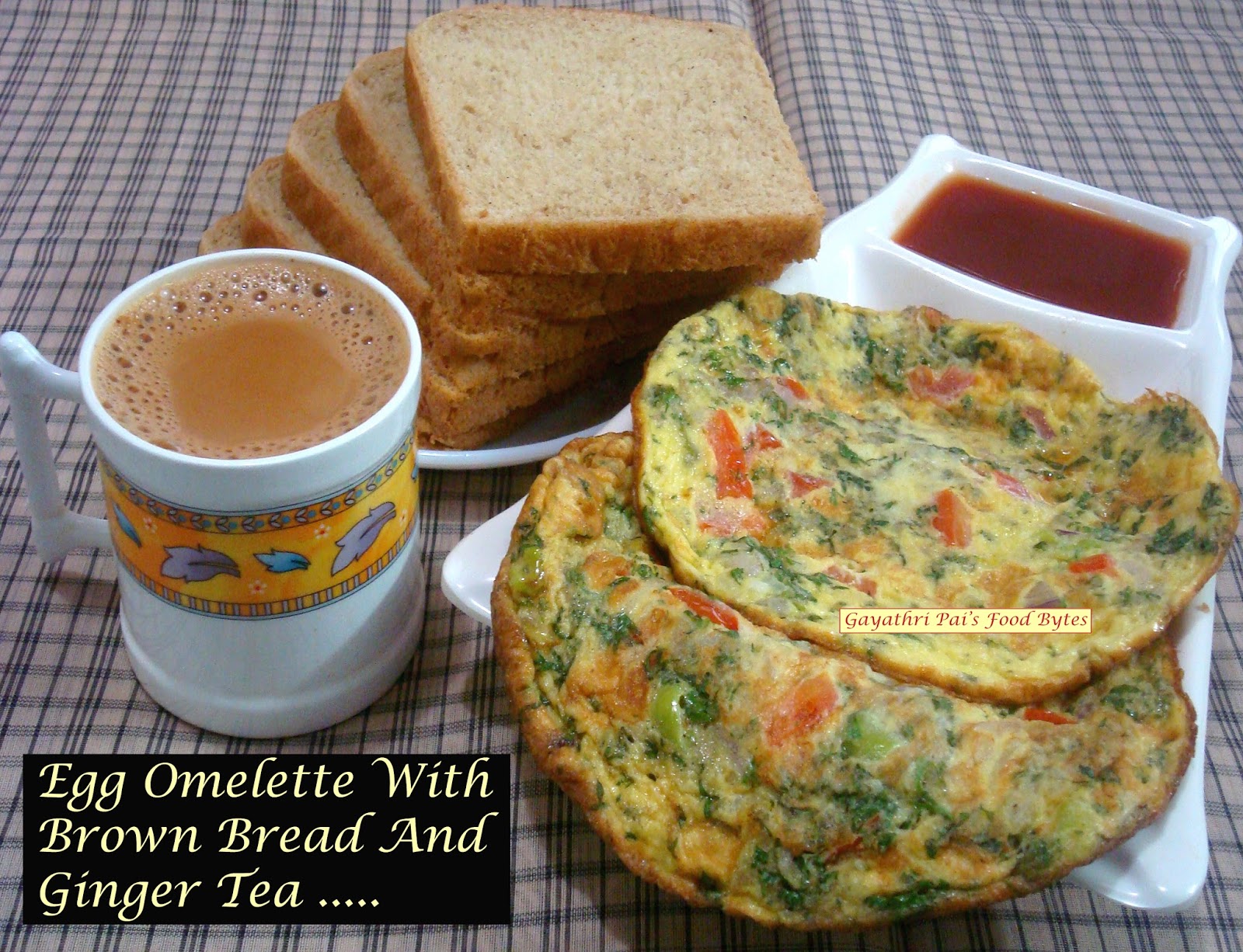 Gayathri Pai's Food Bytes: Fluffy Egg Omelette.
