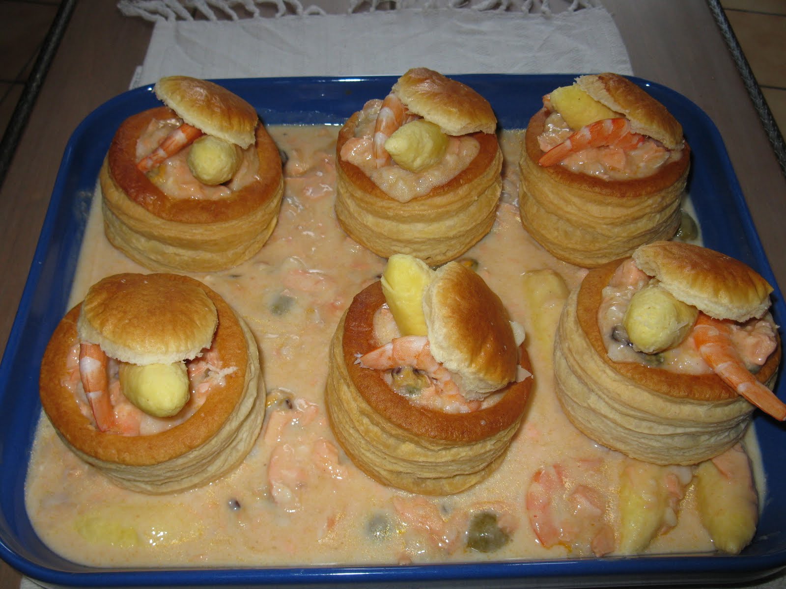 Recette Vol Au Vent St Jacques Crevettes