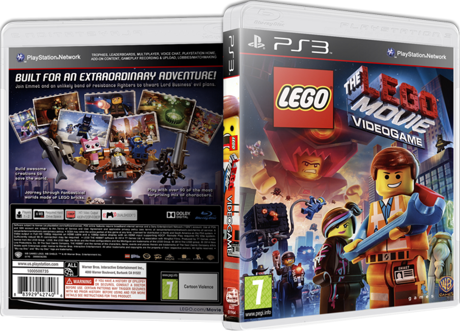 PSNPLAY3 LEGO Movie Videogame PS3/PSN DOWNLOAD. PKG + RAP.