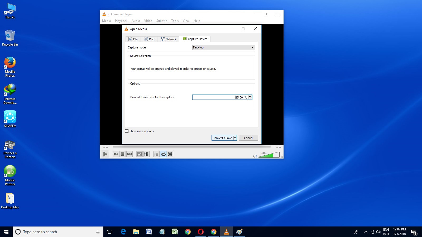 Record Your Computer Screen Using VLC Media Player
