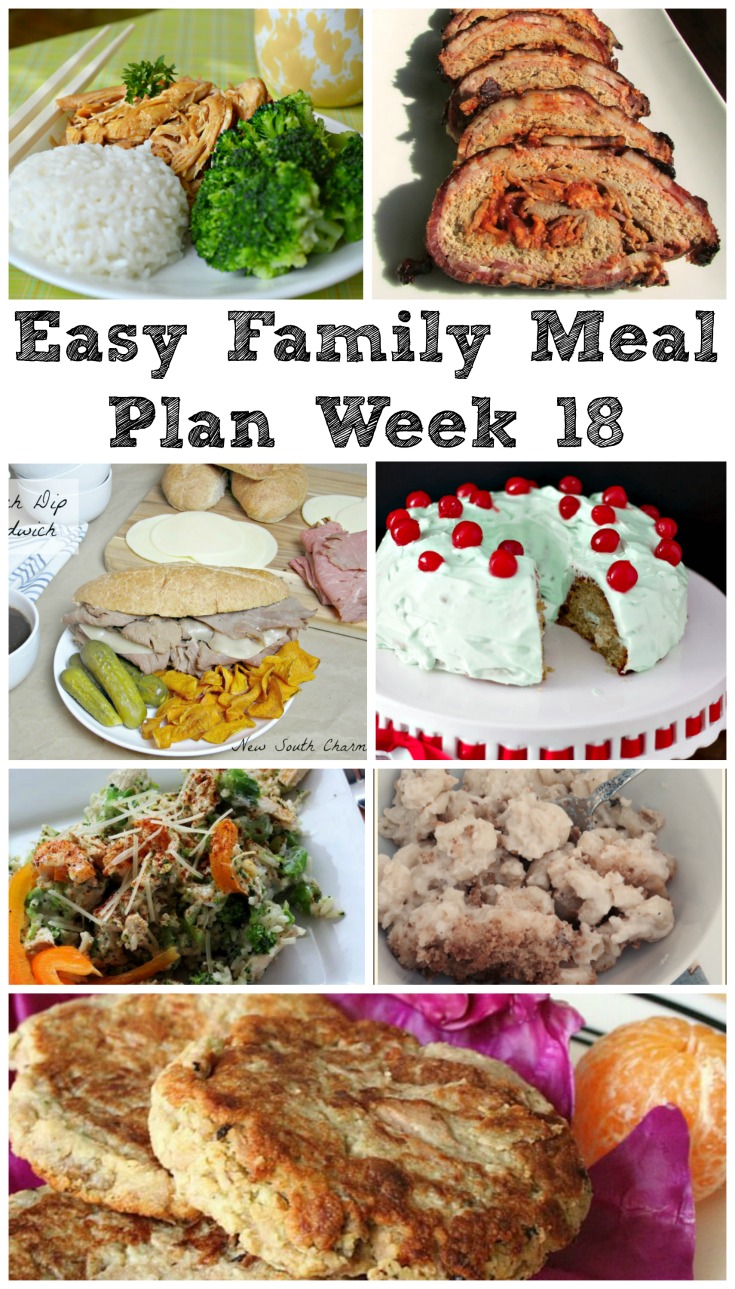 Cooking With Carlee: Easy Family Meal Plan Week 18