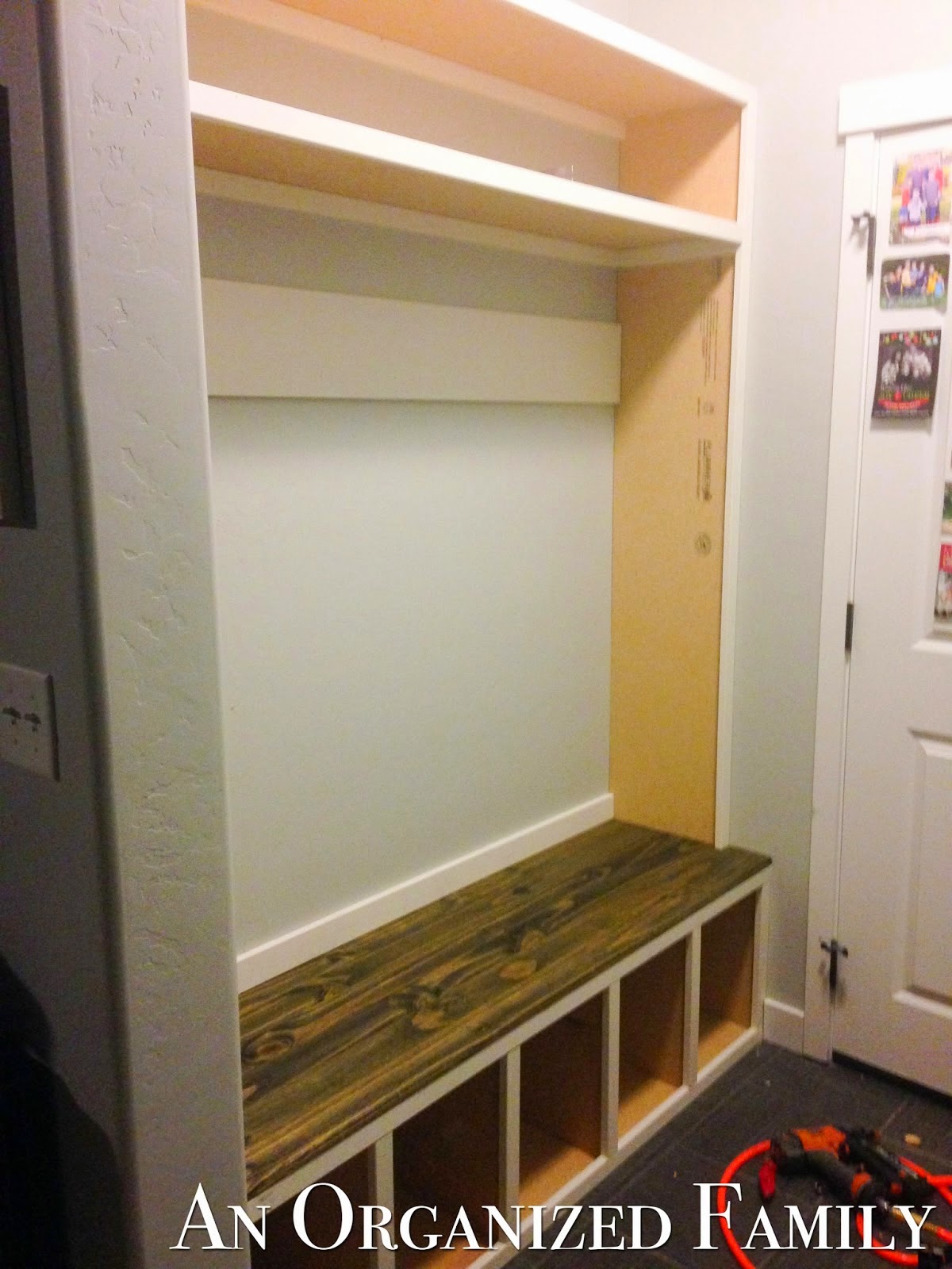 NissaLynn Interiors How to Build A Mudroom Bench By Amanda!