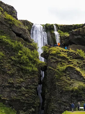 Gljúfrabúi Waterfall along Iceland's South Coast