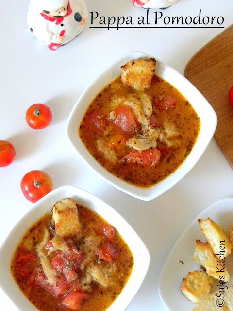 Pappa al Pomodoro (Roasted Tomato Soup), hearty tomato-bread soup,