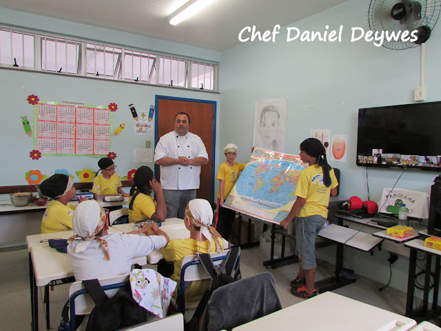 Projeto Chef na Escola com Chef Daniel Deywes - Dias 16 e 25 de Outubro de 2017