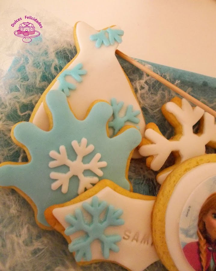 Galletas Frozen fondant