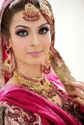 Pakistani And Indian Bridal Makeup For New Year From 2013 & 2014