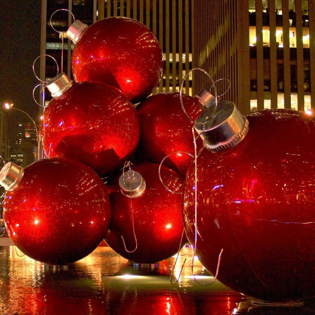 Red Christmas Balls