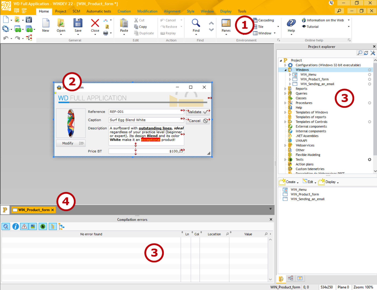 Windev tutorial for beginners — Starting WINDEV