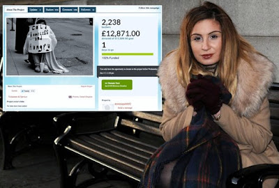 Student raises over £21,000 for homeless man who offered her money Student raises over £21,000 for homeless man who offered her money- Dominique Harrison-Bentzen