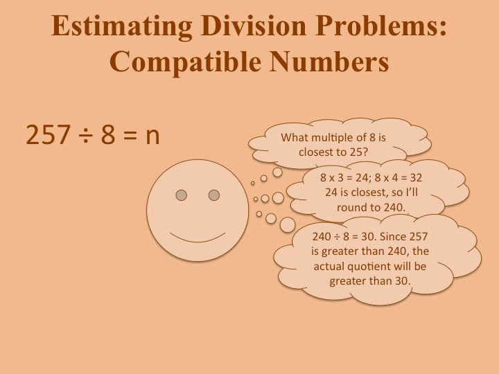 Teaching Seriously Estimating Division Problems Compatible Numbers