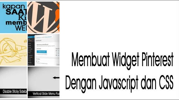 Membuat Widget Pinterest dengan Javascript dan CSS