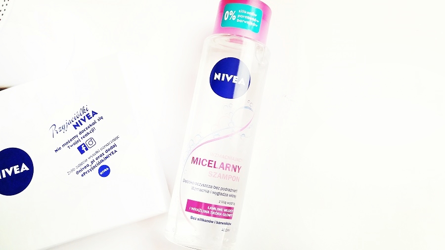 Nivea • Wzmacniający micelarny szampon z lilią wodną + konkurs
