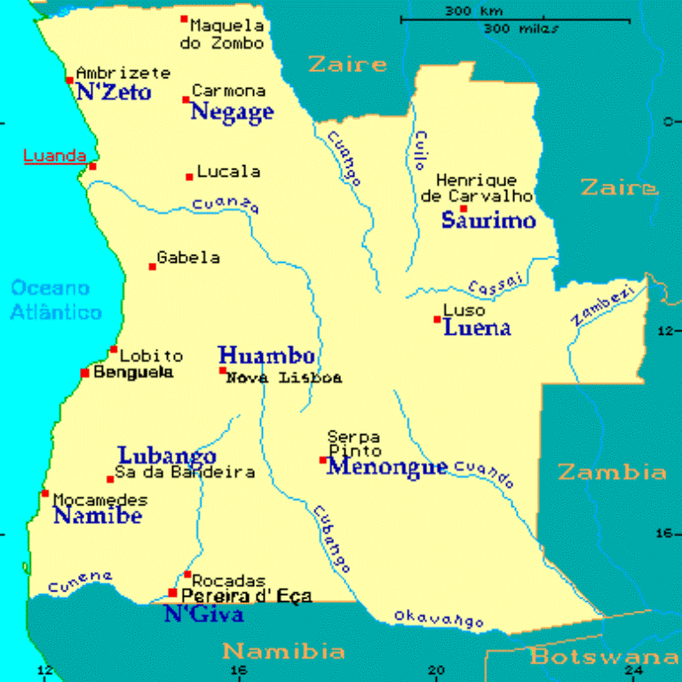 Portugal Ursprüngliche Namen portugiesischer Kolonialstädte in