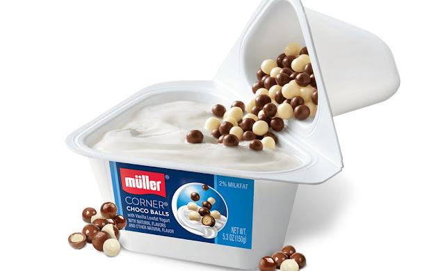 A Muller Yogurt Chocolate Balls