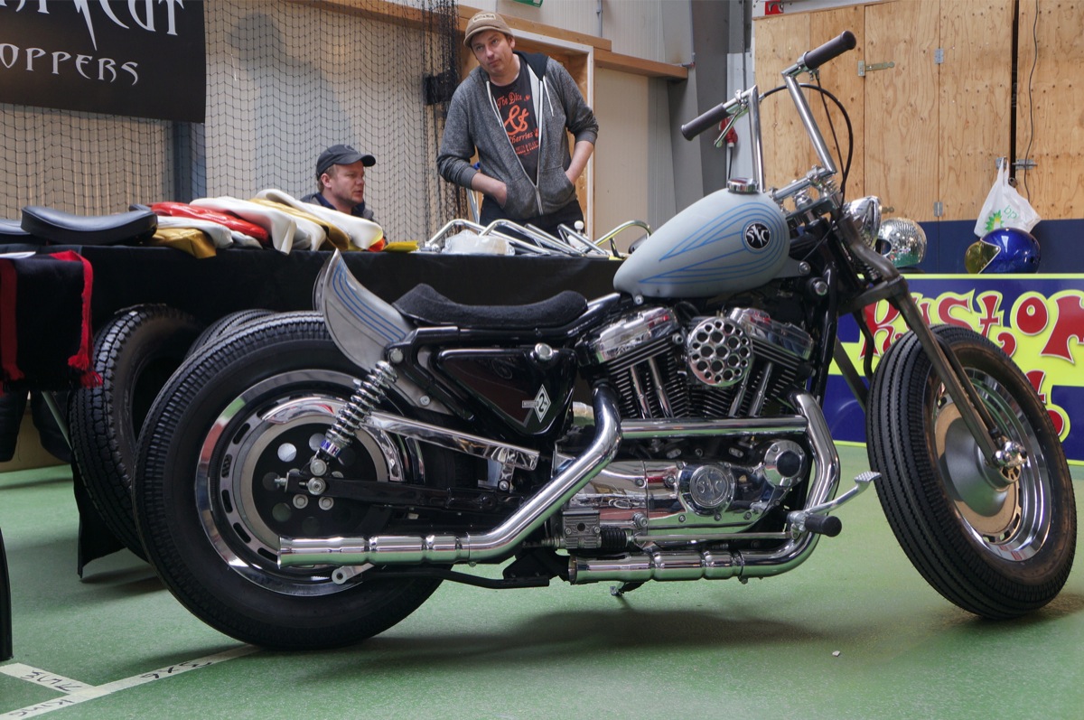 BUBBLE VISOR Rogues MC Chopper Show 2013 4