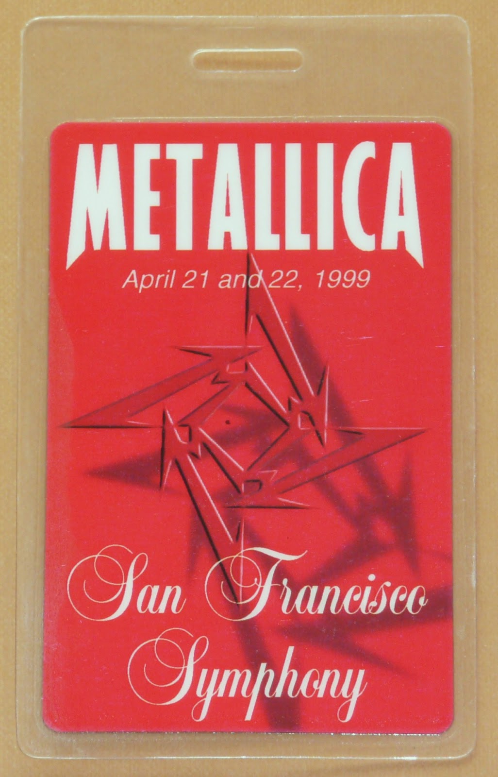  Metallica Tickets Collection: S&M 