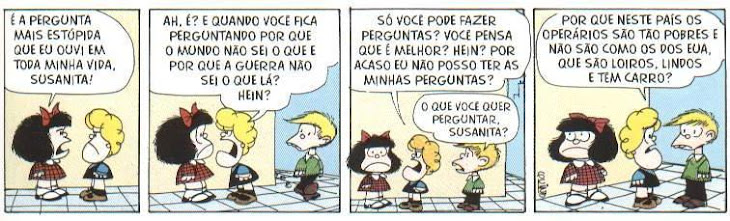 Pensando com a Mafalda