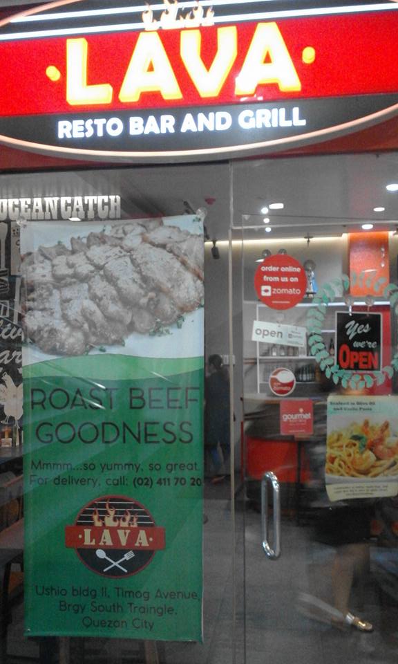 LAVA Resto Bar and Grill one of Timog Avenue's secrets