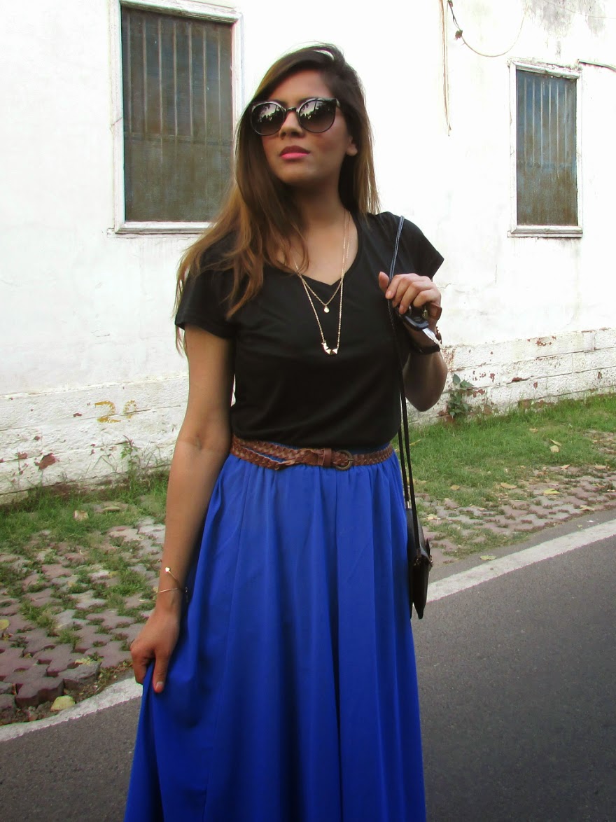 Maxi Skirt-Retro Style