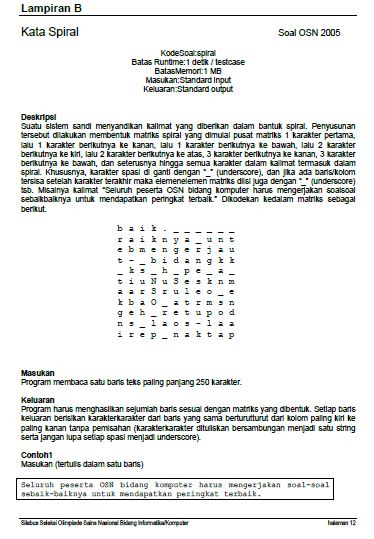 Soal Osn Tik Sma 2017 Guru Galeri