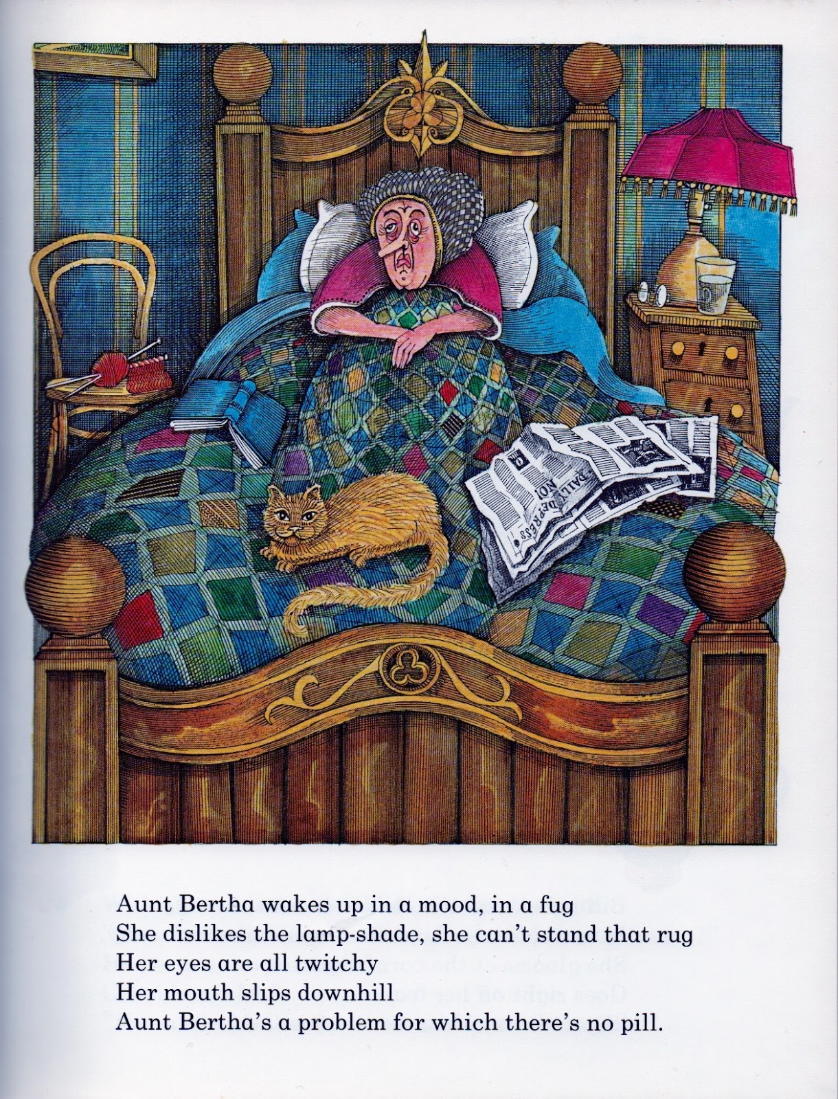 John Vernon Lord Aunt Bertha wakes up in a mood