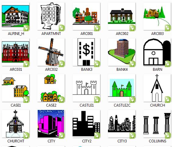Icon/Simbol/Gambar Untuk Denah Undangan cdr | Kumpulan ...