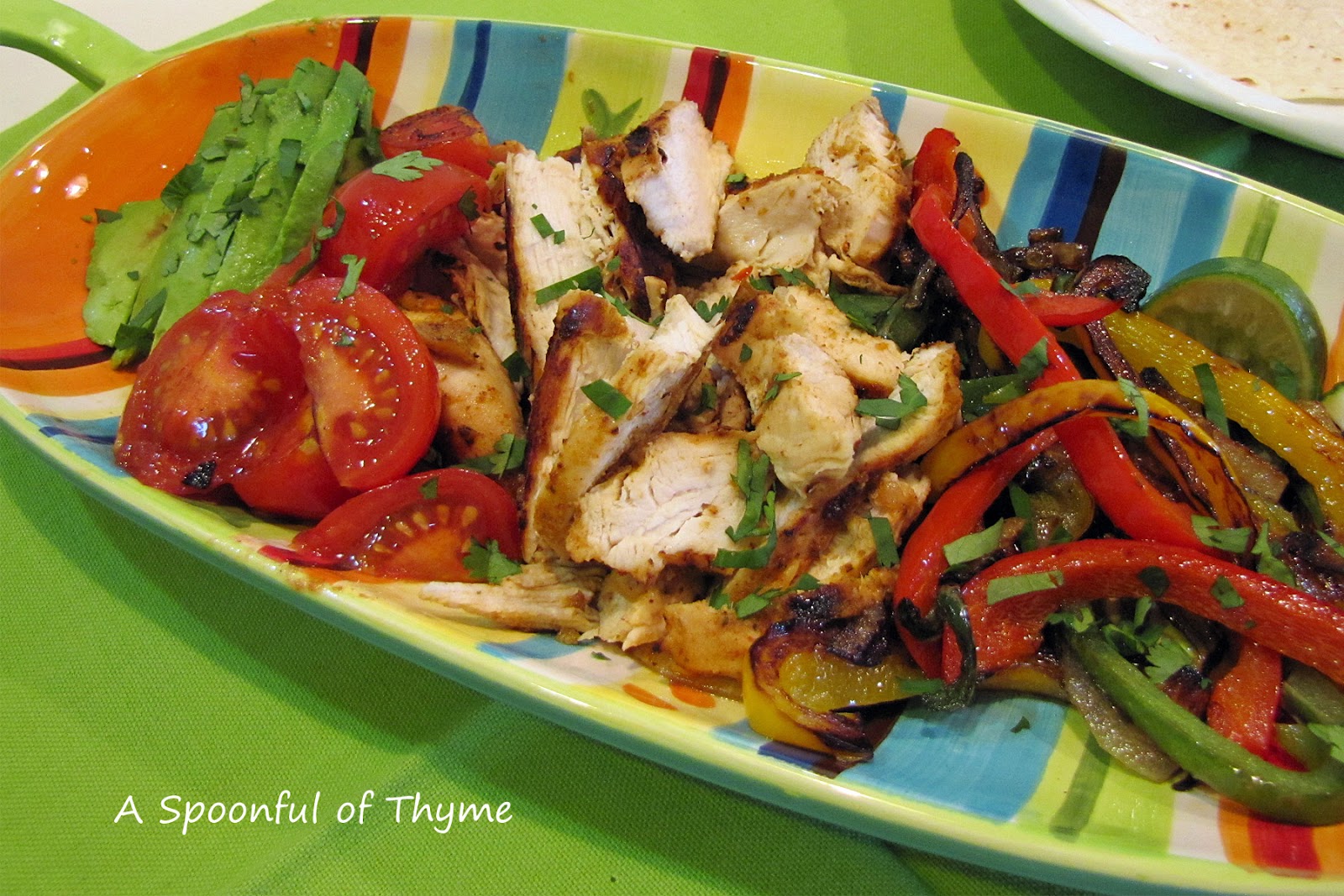 Chicken Fajitas for The Secret Recipe Club