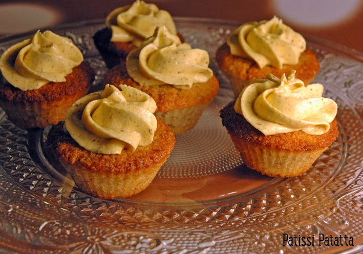 mini cupcakes aux noix, nuts cupcakes, recette de cupcakes aux noix,