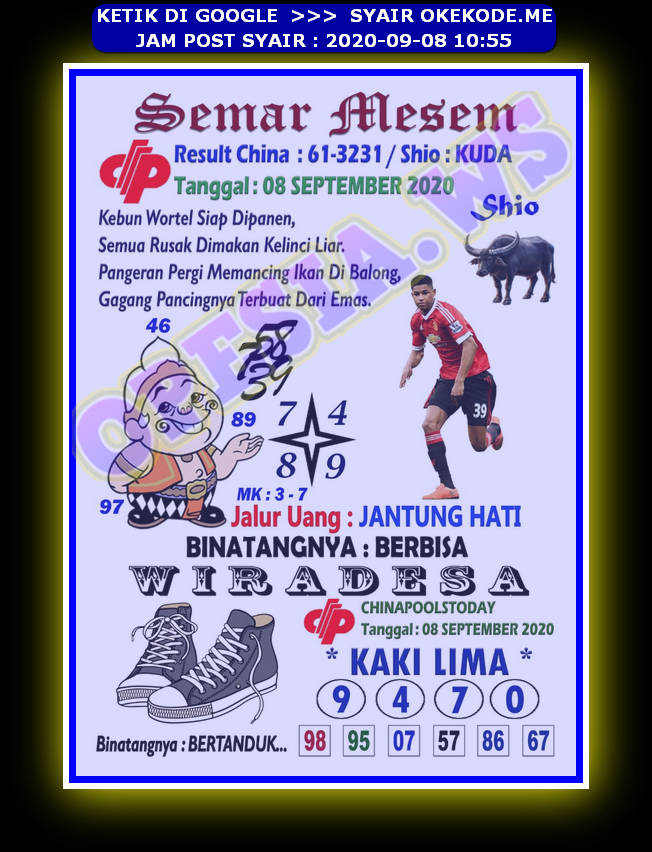 1 New Message Kode Syair Sydney 8 September 2020 Forum Syair Togel Hongkong Singapura Sydney