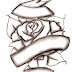 Best HD Cross With Roses Coloring Pages Image
