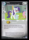 My Little Pony Rarity, Equestria Games Designer The Crystal Games CCG Card
