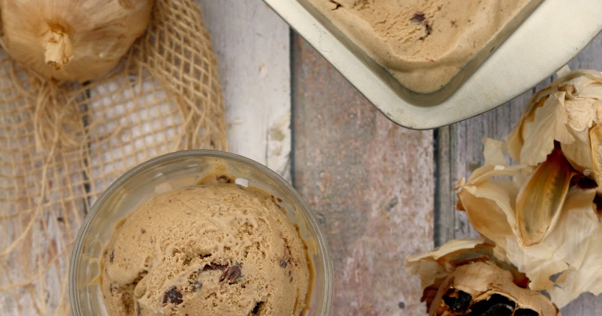 Black Garlic Chocolate Chunk Ice Cream NationalGarlicDay All Roads