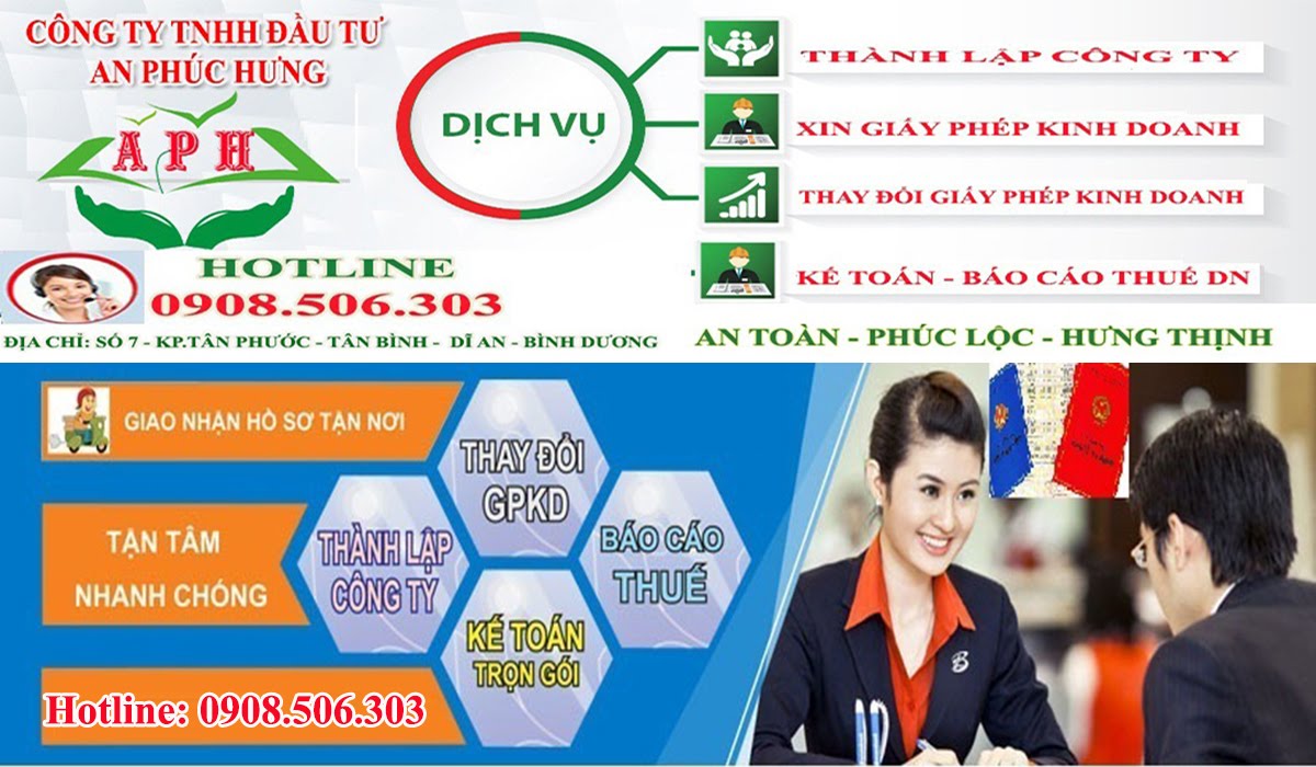 Dịch Vụ Thành Lập Công Ty Tại Bình Dương