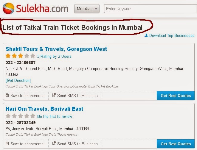 Train Ticket Booking Agent in mumbai Train Tickets, Travel Agents