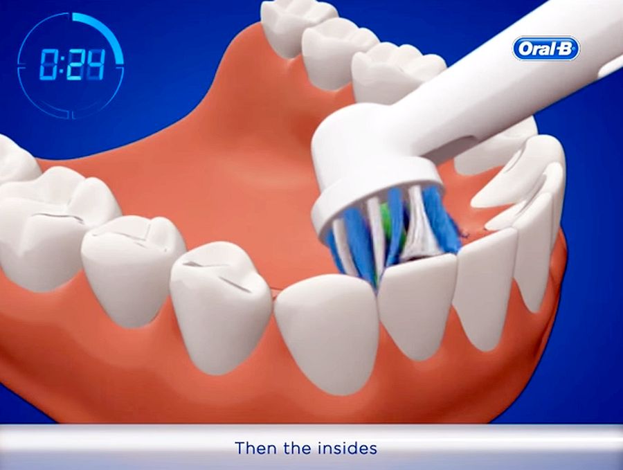 ORALB How to brush your teeth with an electric toothbrush? OdontoFarma