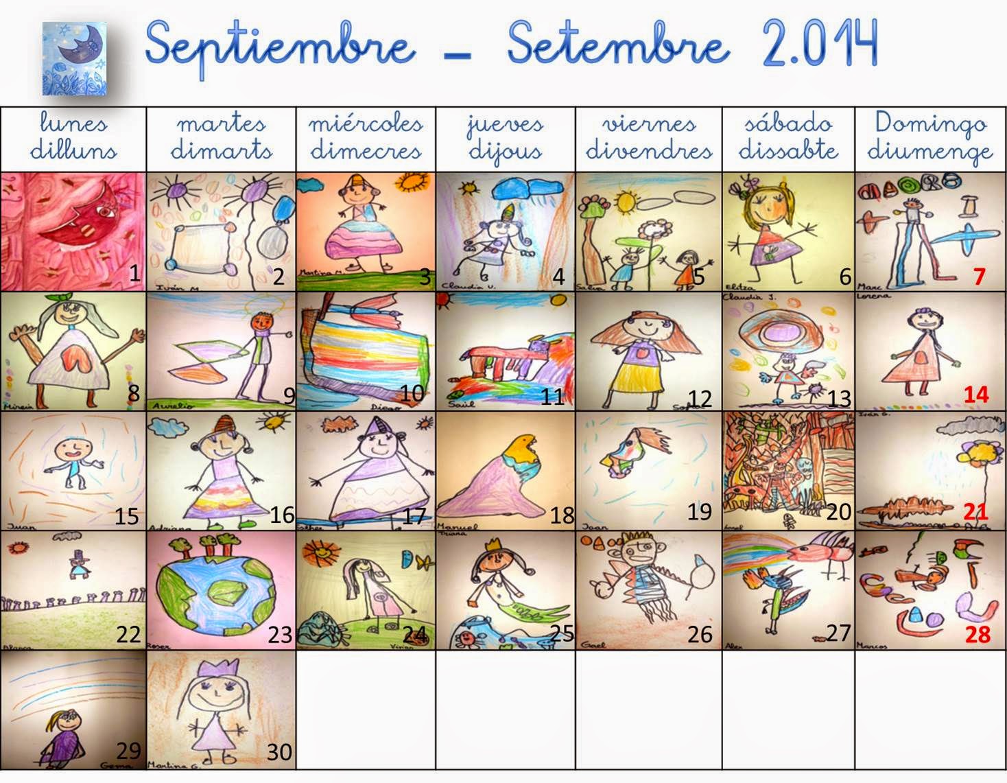 P5 Gregori Mayans 2.014 CALENDARIO DEL CURSO 2.0142.015 P5 Gregori Mayans 2.014 CALENDARIO DEL CURSO 2.0142.015