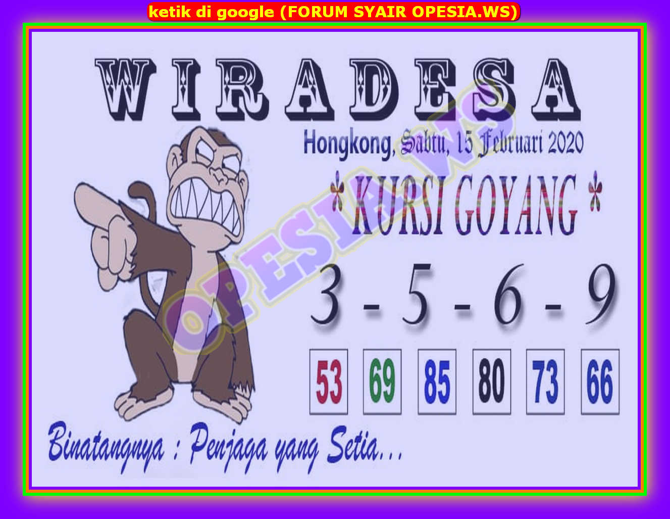 Kode Syair Hongkong 15 Februari 2020 Forum Syair Togel Hongkong Singapura Sydney