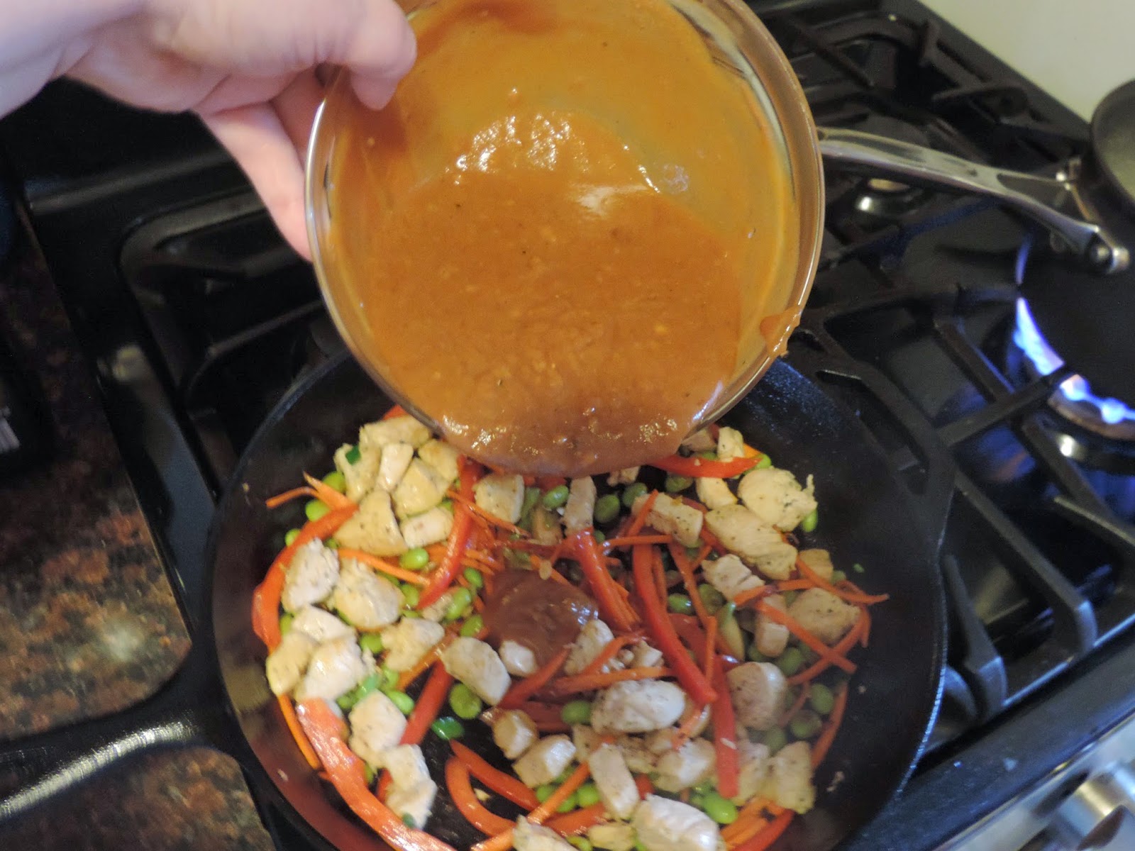 Thai Chicken Pasta with Spicy Peanut Sauce The Kitchen Wife