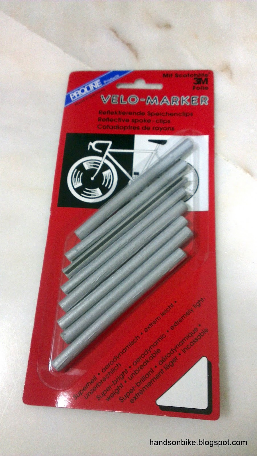 Hands On Bike 3M Reflective Bicycle Spoke Clips