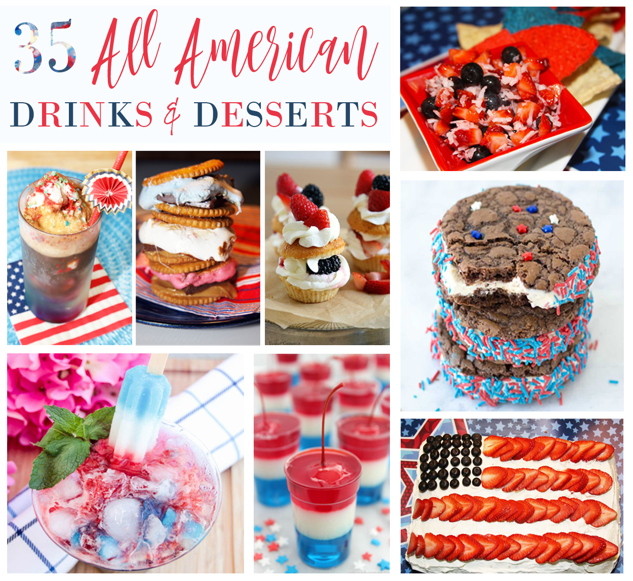 For the Love of Food 35 All American Drinks & Desserts