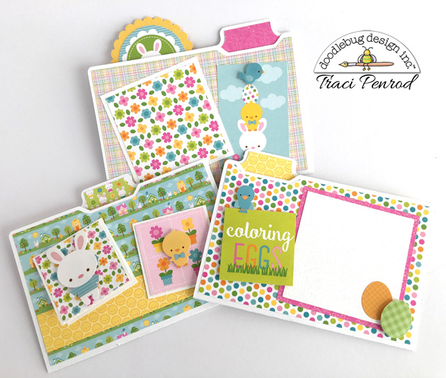 easter scrapbooking cards for photos and journaling